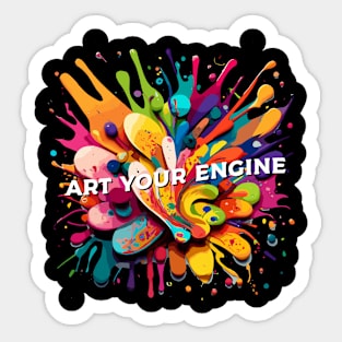 art you engine Sticker